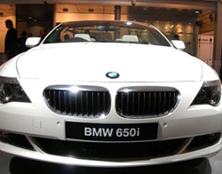 BMW 650i at the New Delhi Auto Show 